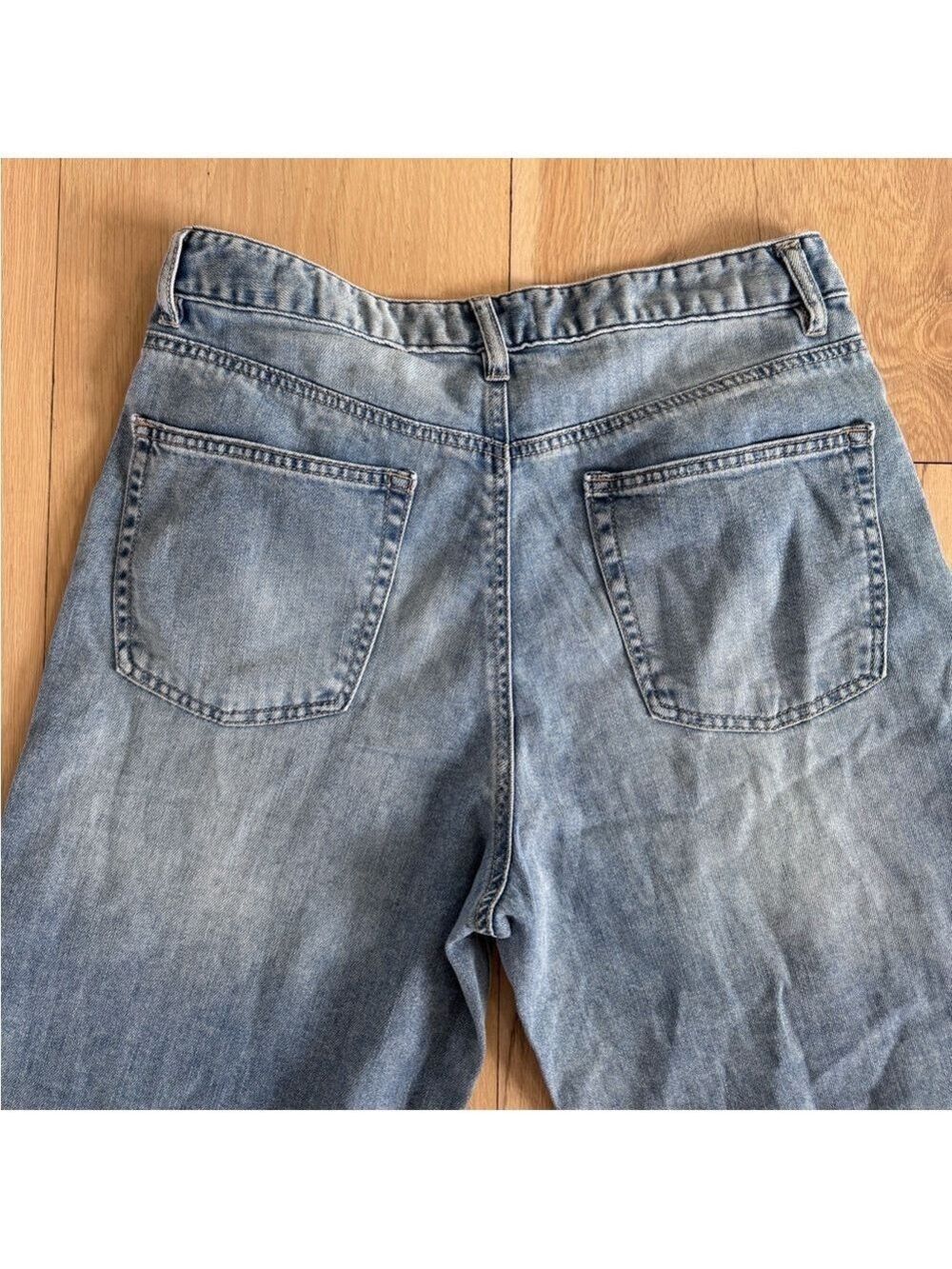 Oat New York Cloud Luxe Denim Jeans Light Wash Size 10 - Picture 4 of 8